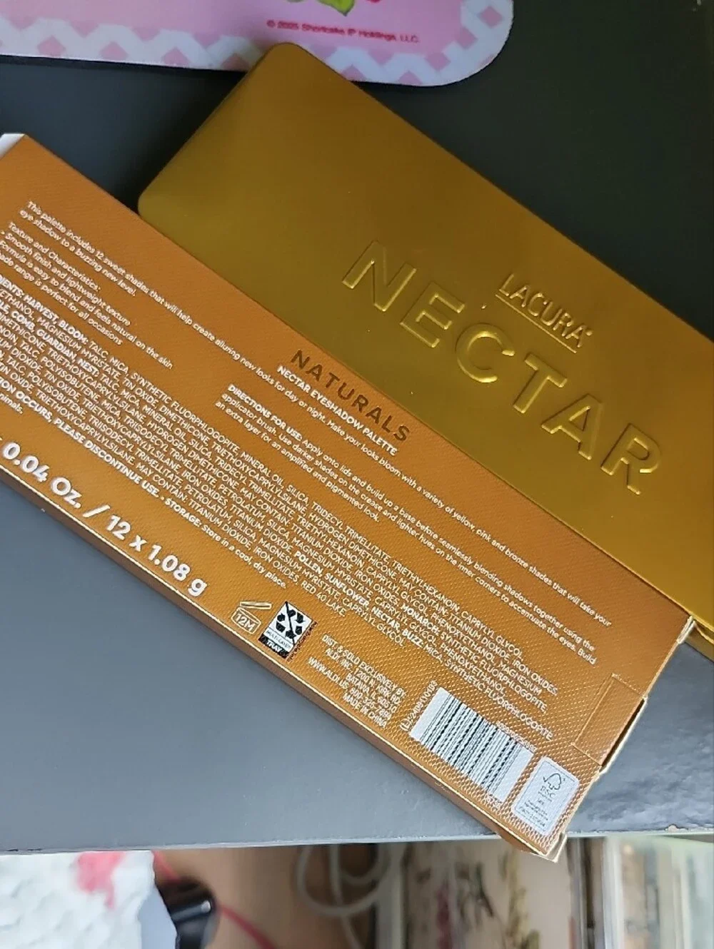 Lacura Naturals Nectar Eyeshadow Palette - Warm Neutral Browns & Golds